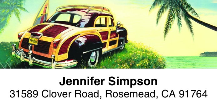 Woodies 2-Line Address Label