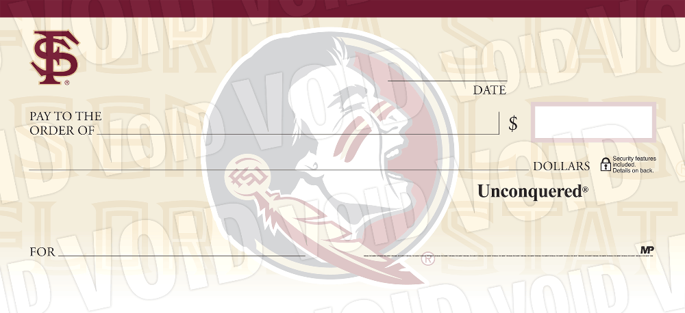 Florida State University Collegiate Checks