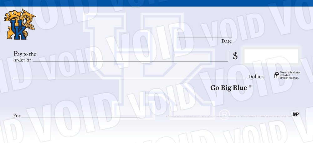 University of Kentucky Collegiate Checks