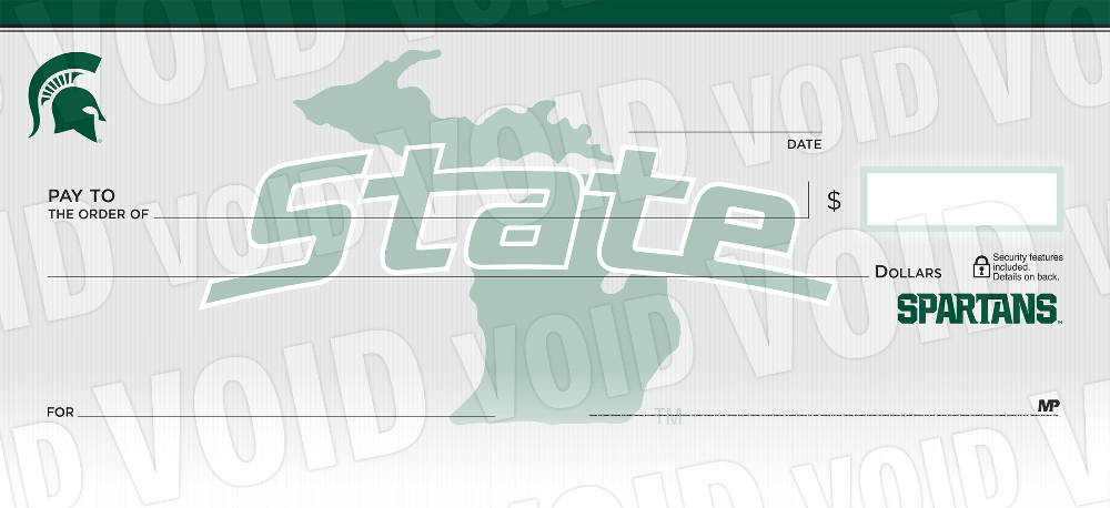 Michigan State University Collegiate Checks