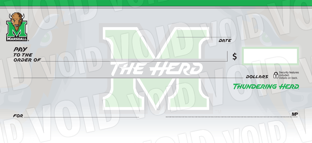 Marshall University Collegiate Checks
