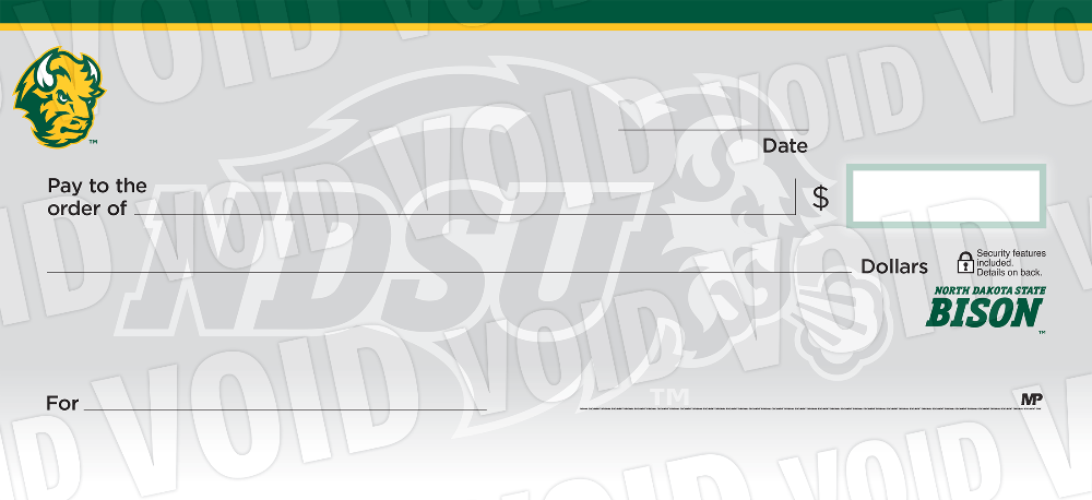 North Dakota State University Collegiate Checks