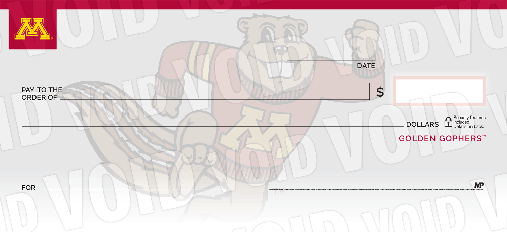 University of Minnesota Collegiate Checks