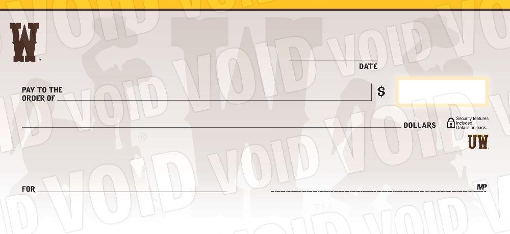 University of Wyoming Collegiate Checks