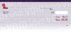 University of Mississippi Collegiate Checks