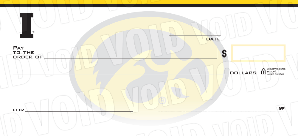 University of Iowa Collegiate Checks