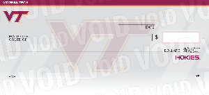 Virginia Polytechnic Institute and State University Collegiate Checks