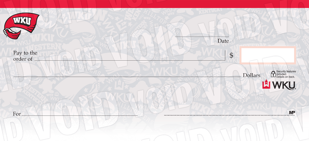 Western Kentucky University Collegiate Checks