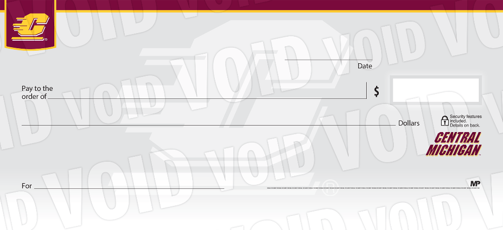 Central Michigan University Collegiate Checks