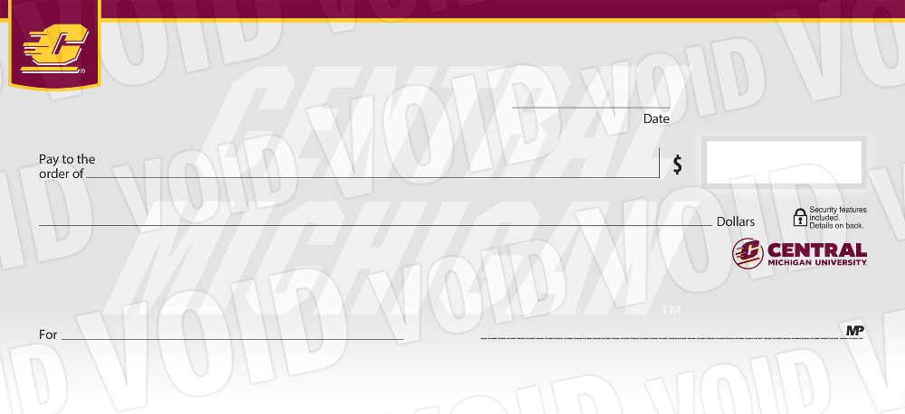 Central Michigan University Collegiate Checks