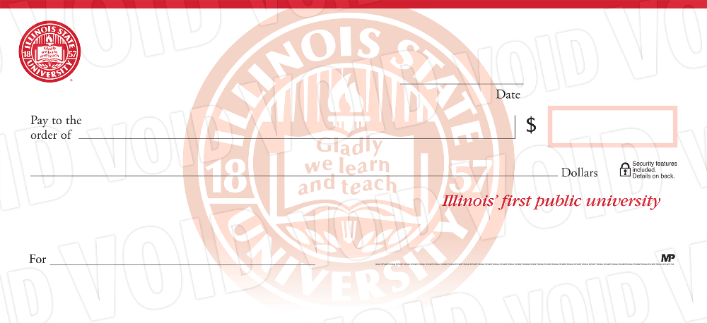 Illinois State University Collegiate Checks