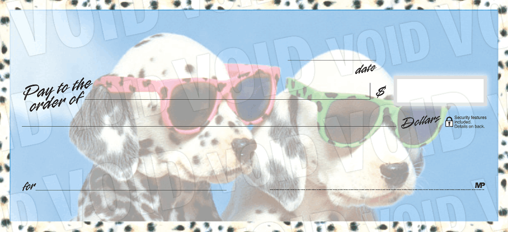 Cool Pups Personal Checks