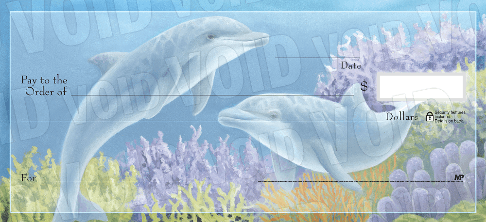 Dolphins Personal Checks 