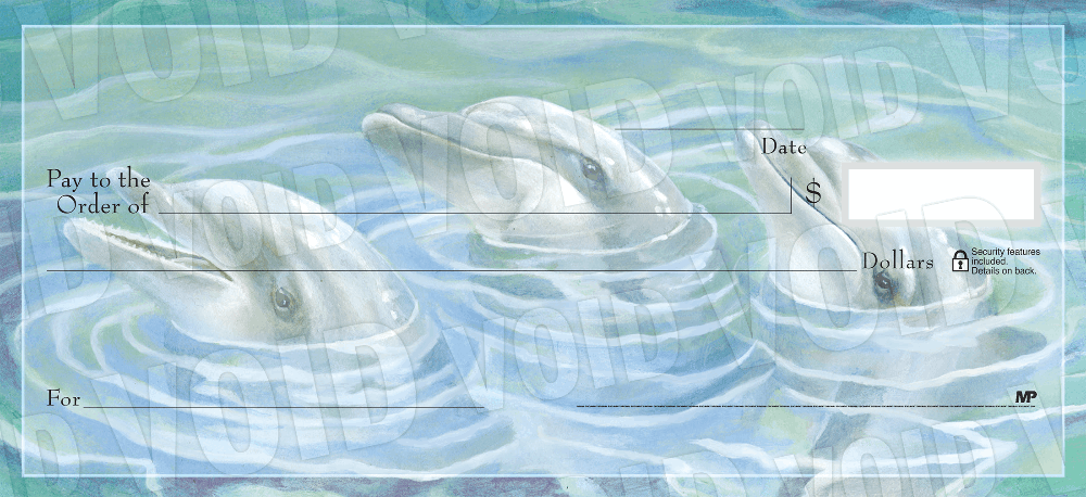 Dolphins Personal Checks 