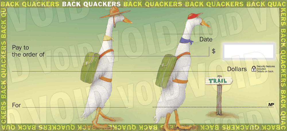 Duck Tape Personal Checks