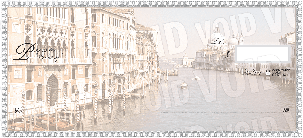 Bon Voyage Personal Checks