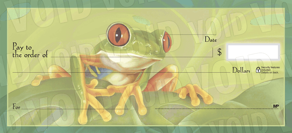 Frog Personal Checks