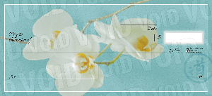Beautiful Flower Personal Checks