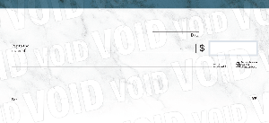 Blue Marbled Basic Personal Checks