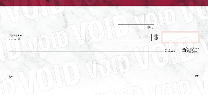 Burgundy Marble Basic Personal Checks