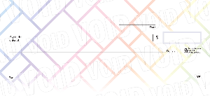 Colorful Rainbow Tiles Basic Personal Checks