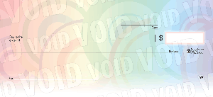 Rainbow Ripples Basic Personal Checks