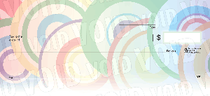 Rainbow Circles Basic Personal Checks