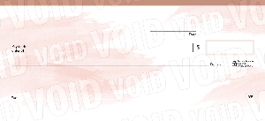 Rose Gold Watercolors Basic Personal Checks